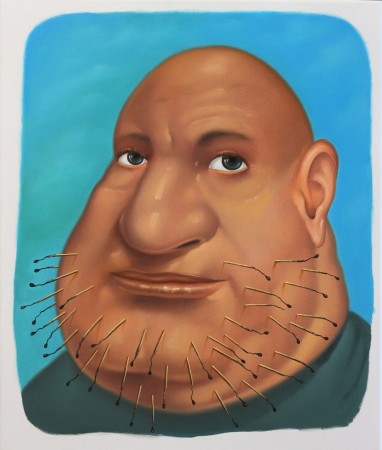 Strniště, 60 x 50, ol na pl, 2022